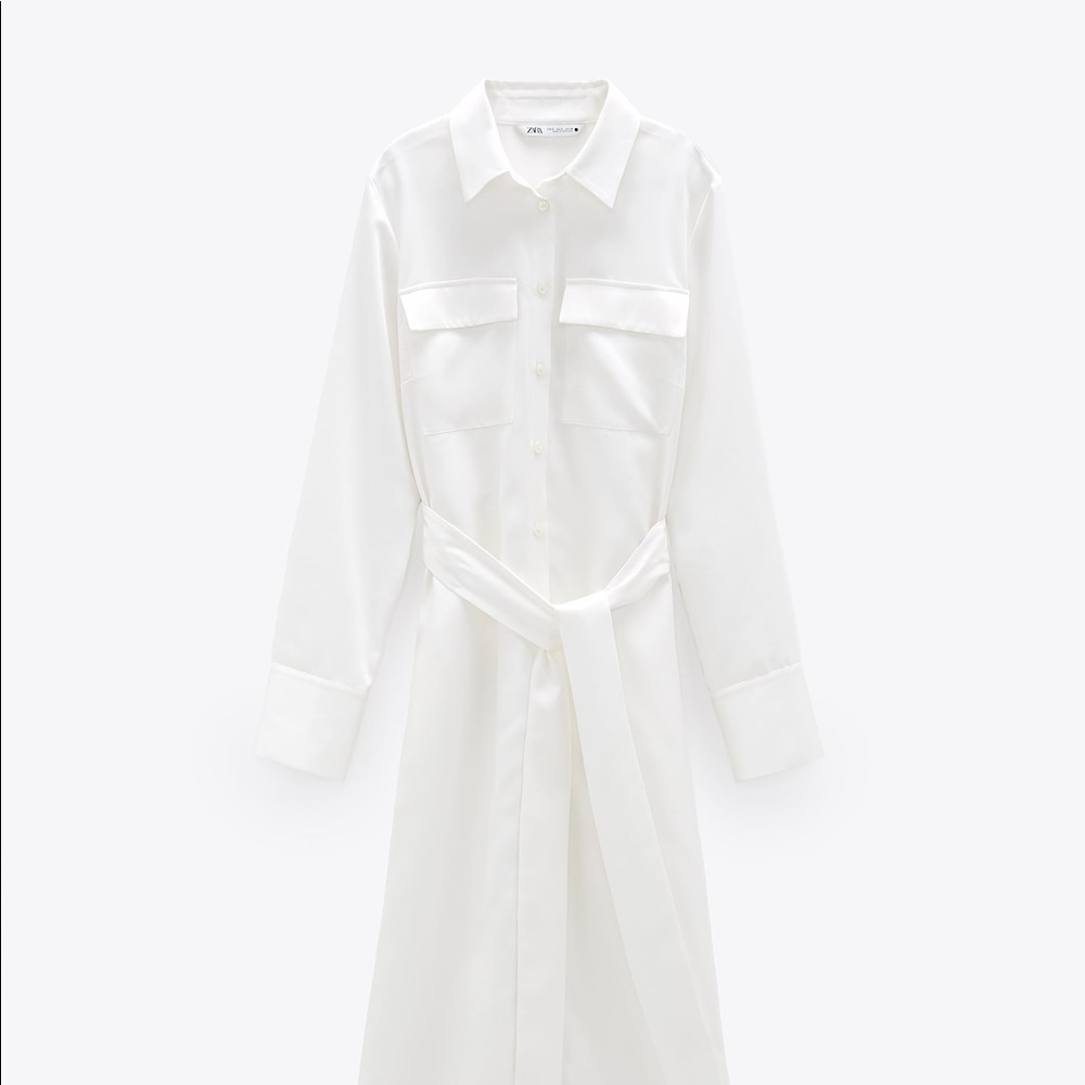 Zara White Maxi Dress